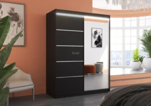 Garderobna omara Limbo z drsnimi vrati 150 cm - slika 7