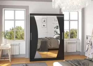 Garderobna omara Modesto z drsnimi vrati 150 cm - slika 5