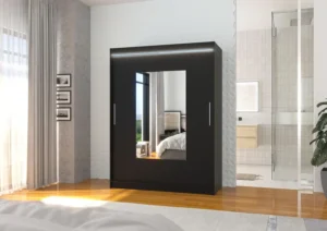 Garderobna omara Dorrigo z drsnimi vrati 150 cm - slika 5