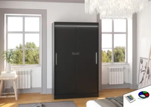 Garderobna omara Collin z drsnimi vrati 120 cm - slika 10