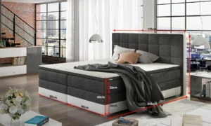 Boxspring postelja Mass - slika 7