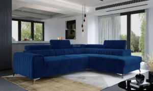 Kotna sedežna garnitura Laurence s posteljno funkcijo - slika 12