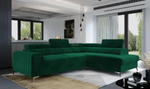 Kotna sedežna garnitura Laurence s posteljno funkcijo - slika 13