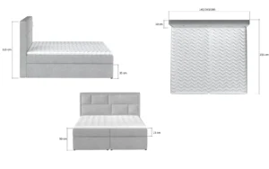 Boxspring postelja Merlin - slika 32