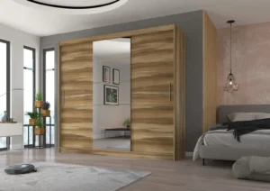 Garderobna omara Erwin z drsnimi vrati 235cm - slika 3
