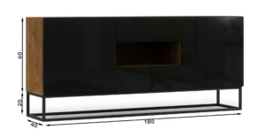 Komoda Avori 120 cm z vrati - slika 7