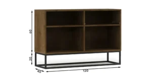 Komoda Avori 120 cm z vrati - slika 4