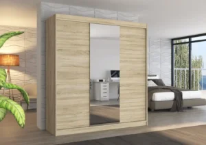 Garderobna omara Santiago z drsnimi vrati 200 cm - slika 5