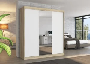 Garderobna omara Santiago z drsnimi vrati 200 cm - slika 6
