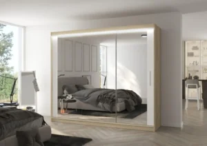 Garderobna omara Chester z drsnimi vrati 250 cm - slika 3