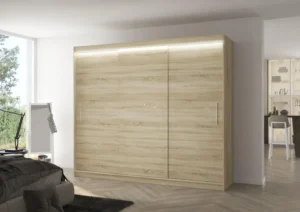 Garderobna omara Antos z drsnimi vrati 250 cm - slika 4