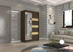 Garderobna omara Toura z drsnimi vrati 120 cm - slika 18