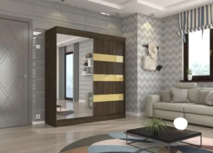 Garderobna omara Toura z drsnimi vrati 200 cm - slika 9