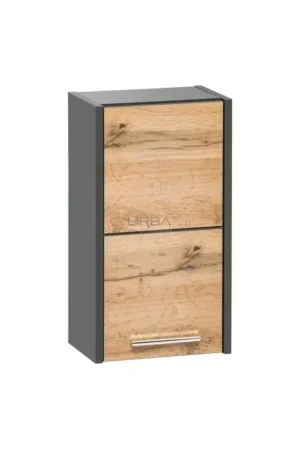 Nica Antracit - Omara z umivalnikom 60cm + 2 predalnika - slika 9