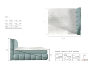 Boxspring postelja Enzo - slika 36