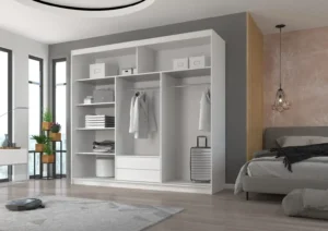 Garderobna omara Erwin z drsnimi vrati 235cm - slika 6