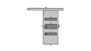Drsna vrata Desio 90 cm - slika 5